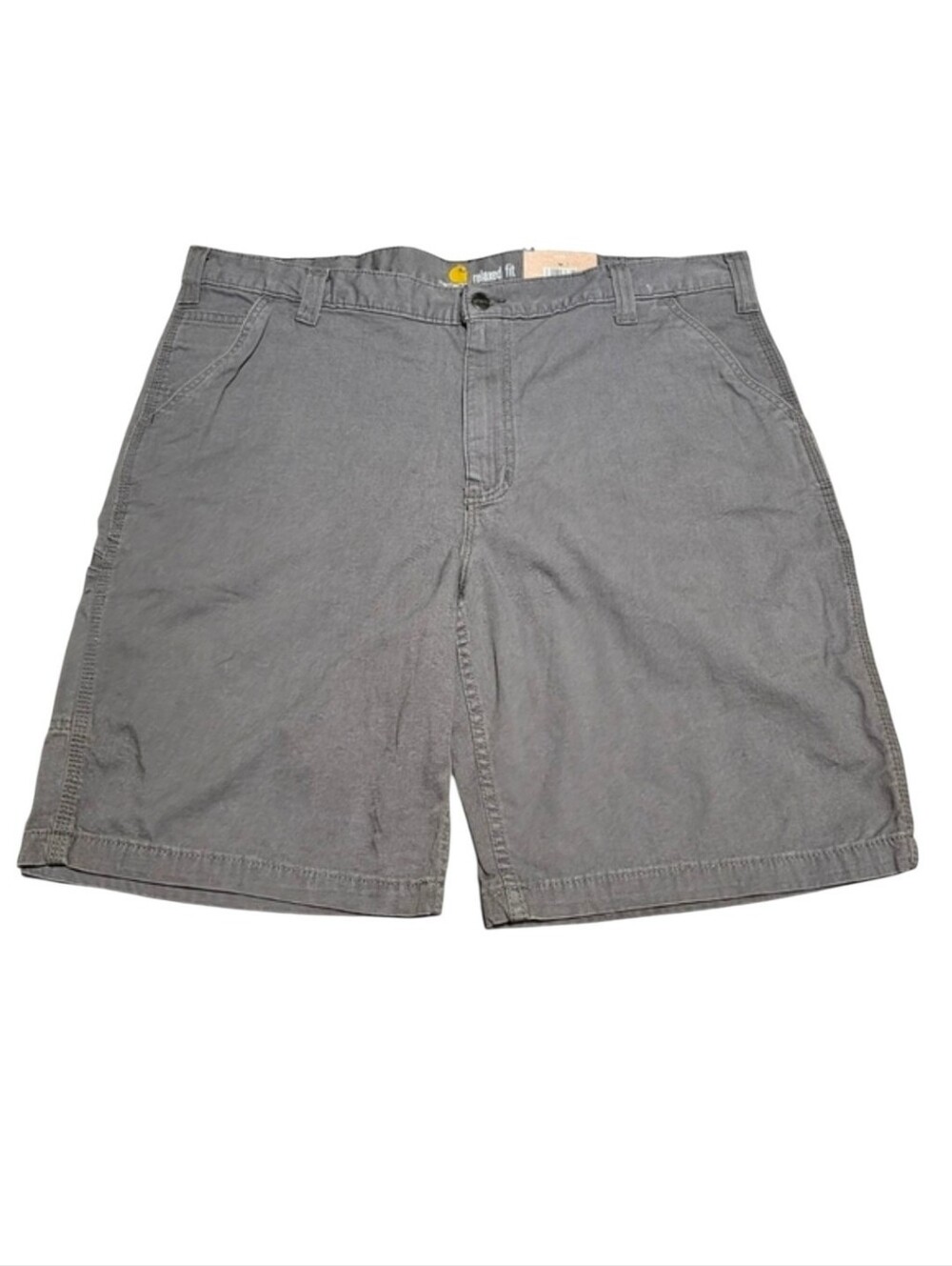 NWT Men's Carhartt Gray Rugged Flex Relaxed Fit Denim Shorts